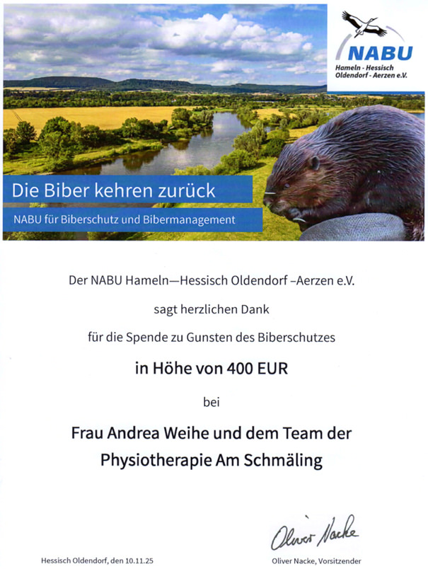 Andrea Weihe - 30 Jahre Physio-Weihe Am Schmäling in Fischbeck